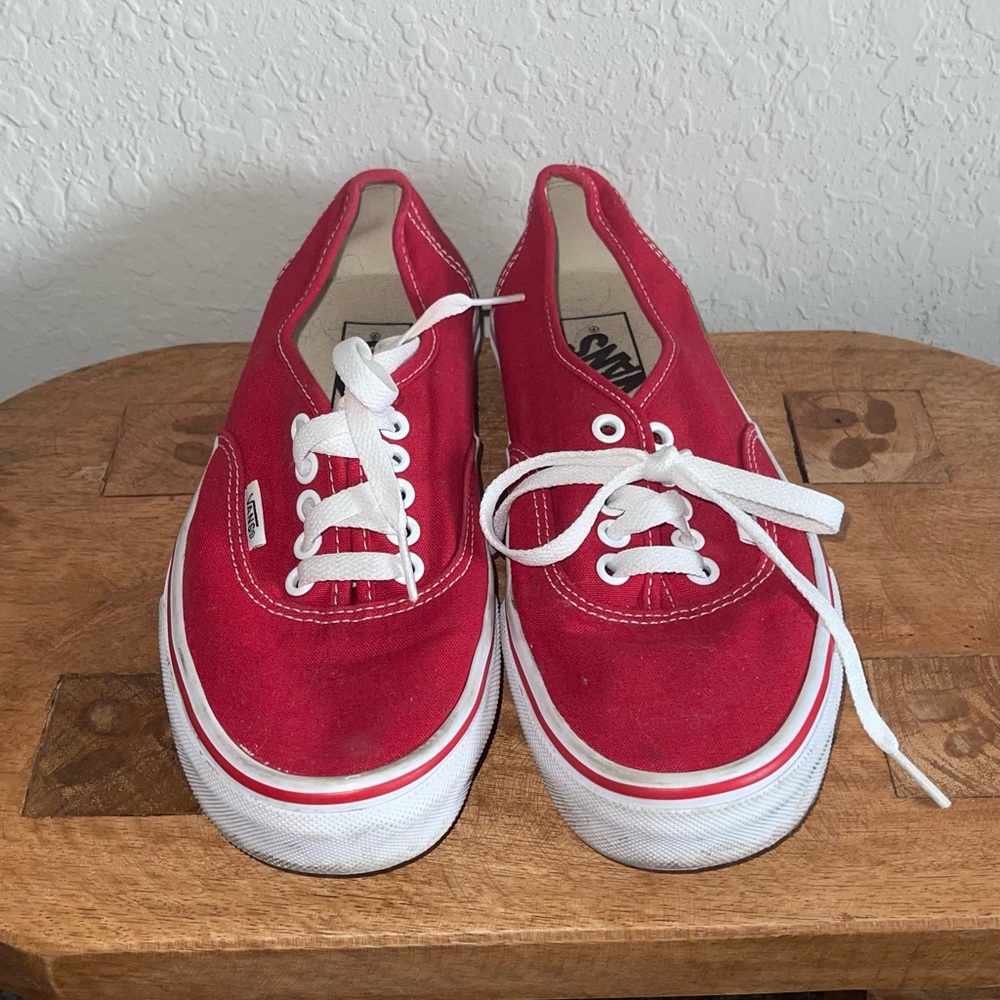 Red Vans Sneakers